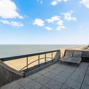 Apartment Penthouse App Met Imposant & Eindeloos Zeezicht, Middelkerke